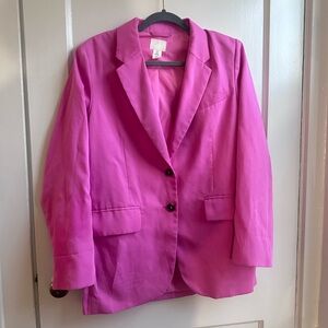 H&M Fuchsia Blazer